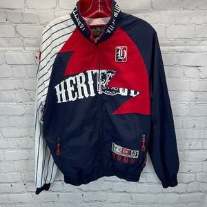 ⭐️Denim distillery the Heritage by America 1776 liberty full zip nylon jacket